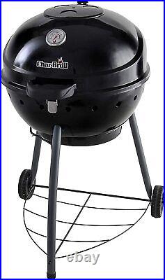 Char-Broil Kettleman Black Portable Kettle Charcoal Barbecue Grill Kettle BBQ