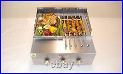 Char Grill BBQ Grill Charcoal Contact Grill Flame Grill Kebab Burger Steak Fish