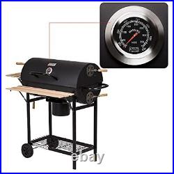 Charcoal BBQ Grill Barrel XX Large Outdoor Garden Barbecue Heat Heavy Duty Patio