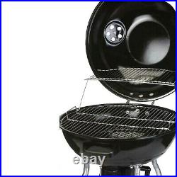 Charcoal BBQ Grill Round Barbecue Patio Outdoor Garden Meat Fish Picnic Portable