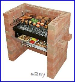 Charcoal BBQ Grill with Build In And Bake Barbecue Patio Garden Outdoor Cooking