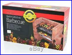 Charcoal BBQ Grill with Build In And Bake Barbecue Patio Garden Outdoor Cooking