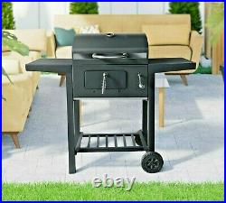 Charcoal Barbecue BBQ Grill Smoker Outdoor Portable in Garden 109 x 45 x 96