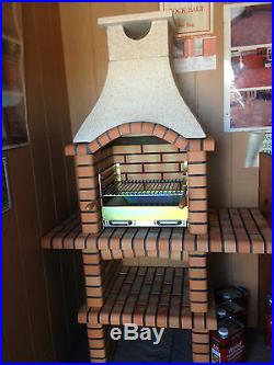 Charcoal Brick Barbecue with grill