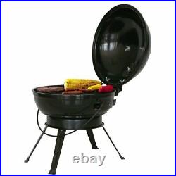 Charcoal Grill Iron Portable Compact BBQ Camping Picnic Garden Party