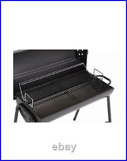 Charcoal Oil Drum Bbq Home Grill Utensils And Cover