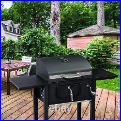 Charcoal bbq grill Trolley Barbecue Smoker Outdoor Garden Patio Picnic Portable