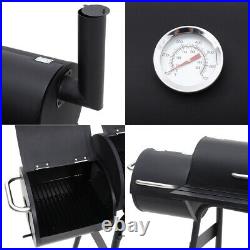 Chimney Barbecue Grill Outdoor Charcoal Smoker Portable BBQ Trolley Grill Garden