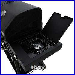 Classic Gas and Charcoal Combination Grill Barbecue 3 Burner & Side Burner