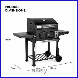 Compact Charcoal Barbecue Grill Machine Outdoor Grilling BBQ Adjustable Height