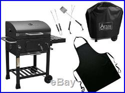 CosmoGrill Barbecue BBQ Outdoor Charcoal Portable Grill Garden 103x66x104 SET