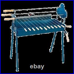 Cypriot Charcoal Rotisserie Barbecue Grill Traditional Foukou BBQ Set & Motor