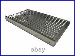 DIY Brick Charcoal BBQ Kit in High Grade Stainless Steel Heavy Duty Design