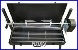 FC Portable 240v Mini Spit Camping Spit Roaster Rotisserie Charcoal BBQ Grill