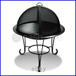 Fire Pit BBQ Grill Heater Outdoor Graden Firepit Brazier Patio Outside Log Stove