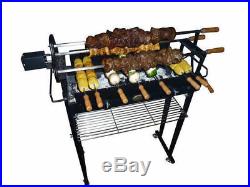 Flaming Coals Deluxe Stainless Steel Cyprus Spit Roaster Charcoal BBQ Grill