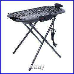 Folding 2in1 BBQ Grill Electric / Charcoal Barbecue Outdoor Patio Garden Picnic