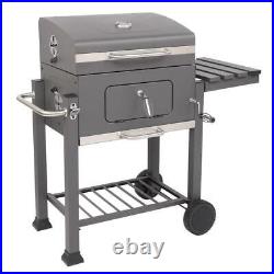Folding Charcoal BBQ Barbecue Grill Charcoal Outdoor Garden Stove Picnic Grey UK