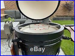 GRDEN Grills Rotisserie For 23.5 inch & 24 inch Kamado Charcoal Bbq