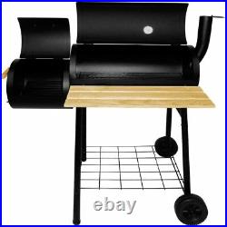 Garden Barbecue Smoker Grill Outdoor Cooking 2 Station New BBQ Charcoal Grill