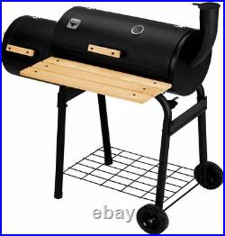 Garden Barbecue Smoker Grill Outdoor Cooking 2 Station New BBQ Charcoal Grill