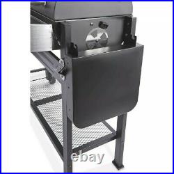 Gardenline Dual Fuel BBQ Gas Charcoal Barbecue Large Outdoor Cooking Grill NEW