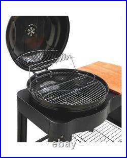 Gardenline Kettle BBQ Trolley Garden Charcoal Grill barbecue Summer Mobile