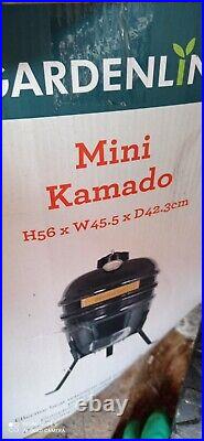 Gardenline Mini Kamado BBQ Ceramic Barbecue Grill UNBOXED BUT BRAND NEW