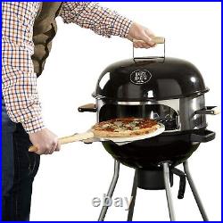 Hairy Bikers 18 Inch Kettle 3-in-1 BBQ with Pizza Stone & Rotisserie Attachments