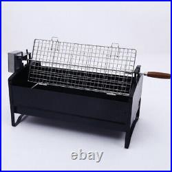 Handfree Barbecue Electric Motor Roast Grill Camping Charcoal Patio Garden Outdo