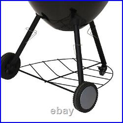 Heavy Duty Egged Shaped Style BBQ Charcoal Grill Outdoor Garden With Wheels