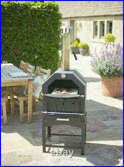 Hot sale La Hacienda Multi-Function Outdoor Pizza Oven BBQ Grill Smoker new