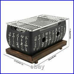 Japanese Korean Ceramic BBQ Table Grill Chicken Barbecue Charcoal Grill Stove XX