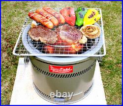 Japanese Yakitori BBQ Homma Factory Round Barbecue Charcoal Grill S-260