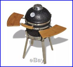Kamado BBQ Grill Ceramic Outdoor Smoker Garden Oven Charcoal Pit Big Round Egg