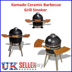 Kamado BBQ Grill Smoker Ceramic Egg Charcoal Cooking Oven Outdoor 27 / 33cm
