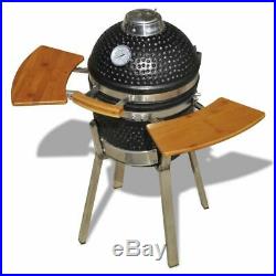 Kamado Barbecue Grill Smoker BBQ Grill Charcoal Outdoor Garden Cooking Oven 76cm