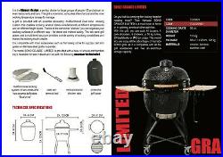 Kamado Bono Grande Limited 25 BBQ Grill Smoker Ceramic Egg Charcoal Cooking