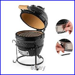 Kamado Ceramic Grill Grilled Oven Smoker Glazed Food Garden Barbeque Bbq Meat