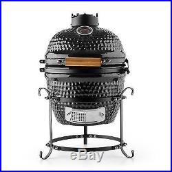 Kamado Ceramic Grill Grilled Oven Smoker Glazed Food Garden Barbeque Bbq Meat