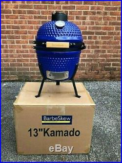 Kamado Ceramic Oven BBQ 13 inch Barbecue Grill BarbeSkew