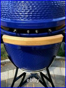 Kamado Ceramic Oven BBQ 24 Barbecue Grill BarbeSkew with free heat deflector