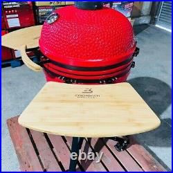 Kamado EISENBACH 23 BBQ Grill Smoker Ceramic Egg Charcoal Cooking Oven Outdoor