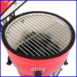 Kamado Egg BBQ Ceramic Charcoal Grill Roaster Smoker Barbecue13 Portable Stand