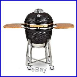 Kamado Grill BBQ Smoker Ceramic Egg Charcoal Cooking Oven Outdoor