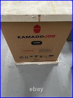 Kamado Joe KJ13RH Portable Versatile Kamado Charcoal Grill, Blaze Red BBQ
