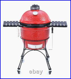 Kamado joe classic 18in Charcoal Grill cover bbq barbecue griddle indoor ceramic