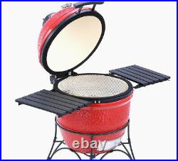Kamado joe classic 18in Charcoal Grill cover bbq barbecue griddle indoor ceramic