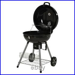 Kettle Barbecue BBQ Charcoal Grill Outdoor Patio Roast Meat Party With Wheels