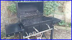 LANDMANN Grill Chef Broiler XXL Charcoal BBQ with cover, charcoal & smoke chips